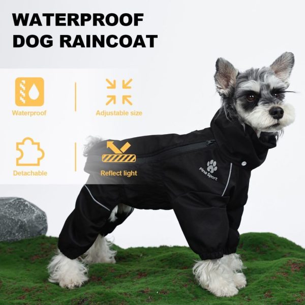 PINA Dog Raincoat Waterproof Lightweight Design-5