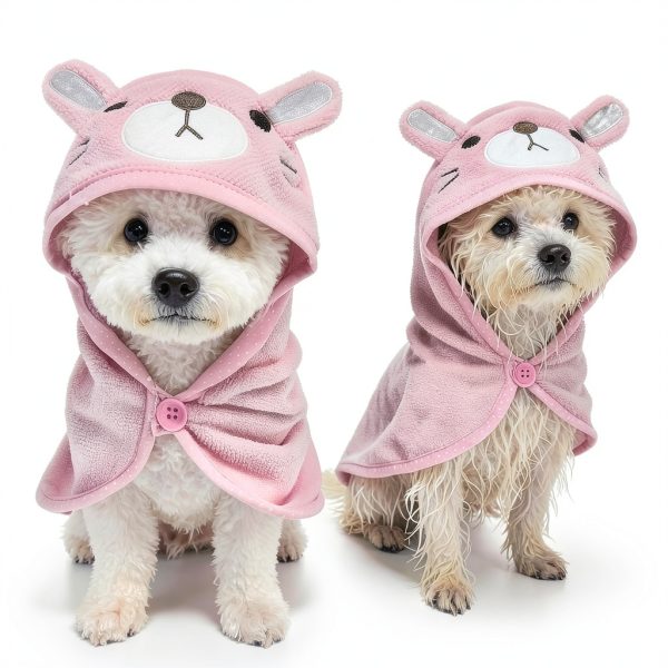 IOICYBF Pet Bathrobe Quick Dry Microfiber Dog Towel-6