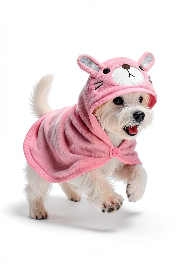 IOICYBF Pet Bathrobe Quick Dry Microfiber Dog Towel-1