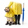 Sunnymove Dog Raincoat Waterproof Yellow Polyester Single-4