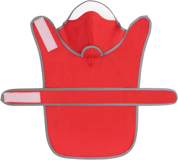 Dog Raincoat HDE Water Resistant Transparent Hood-5