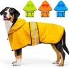 Bisen Dog Raincoat Waterproof Reflective Pet Rain Jacket-5