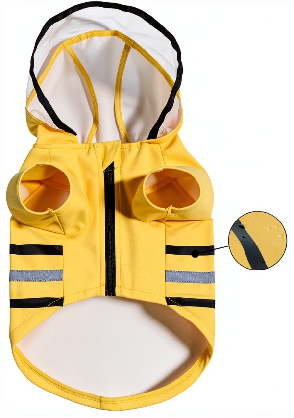 Wizland Dog Raincoat Waterproof Reflective Pet Jacket-2