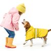 Bisen Dog Raincoat Waterproof Reflective Pet Rain Jacket-4