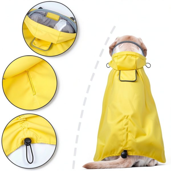 Dora Bridal Dog Raincoat Waterproof Windproof Reflective-3