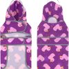 HDE Dog Raincoat Water Resistant Unicorn Pink-2