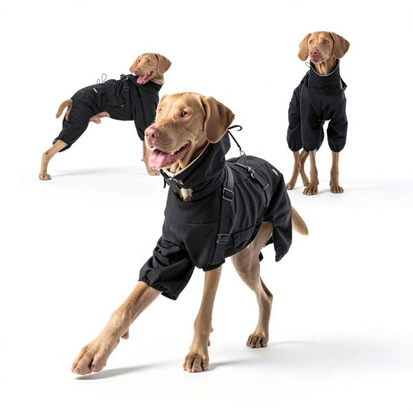 PAWBOSE Waterproof Dog Raincoat Adjustable Reflective Small-3