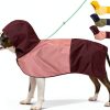 AOKOWN Dog Raincoat Waterproof Hooded Vest-0