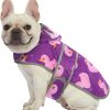 HDE Dog Raincoat Water Resistant Unicorn Pink-1