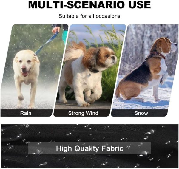 PINA Dog Raincoat Waterproof Lightweight Design-4