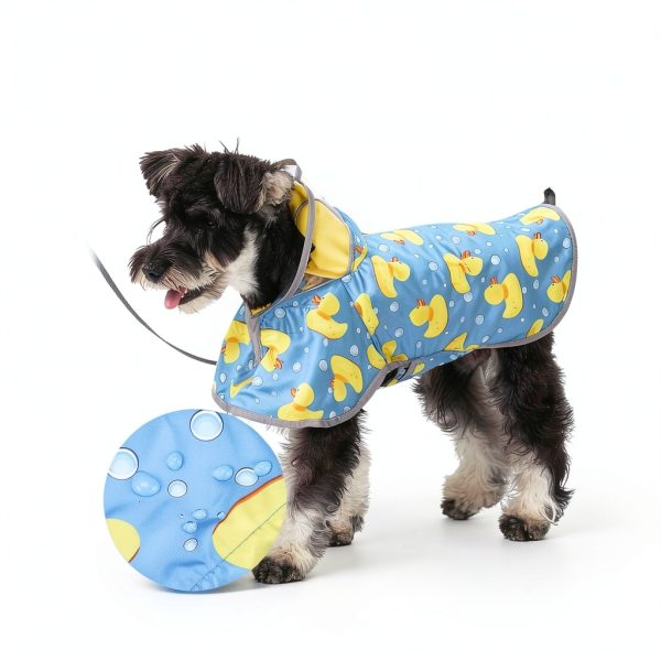 KOOLTAIL Dog Raincoat Reversible Waterproof Reflective-2