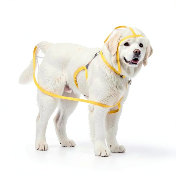 Dog Raincoat Ryandesign EVA Waterproof Yellow-5