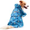 DELIFUR Dog Raincoat Waterproof Windproof Reflective Pet-0