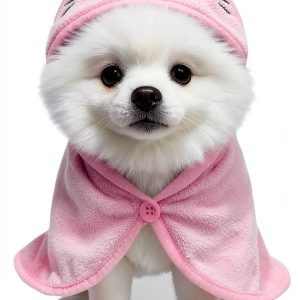 IOICYBF Pet Bathrobe Quick Dry Microfiber Dog Towel-0