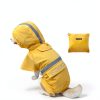 Dog Raincoat Mengdudu Waterproof TPU Polyester-2