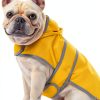 Dog Raincoat HDE Water Resistant Transparent Hood-1