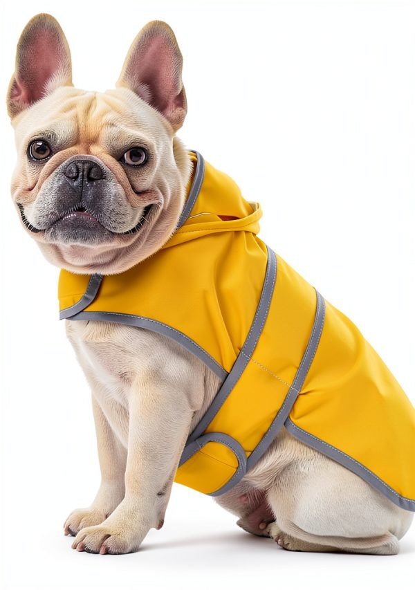Dog Raincoat HDE Water Resistant Transparent Hood-1