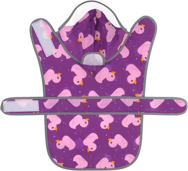 HDE Dog Raincoat Water Resistant Unicorn Pink-5