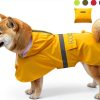 Dog Raincoat Mengdudu Waterproof TPU Polyester-6