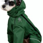PINA Dog Raincoat Waterproof Windproof Reflective Pet Jacket-0
