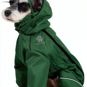 PINA Dog Raincoat Waterproof Windproof Reflective Pet Jacket-0