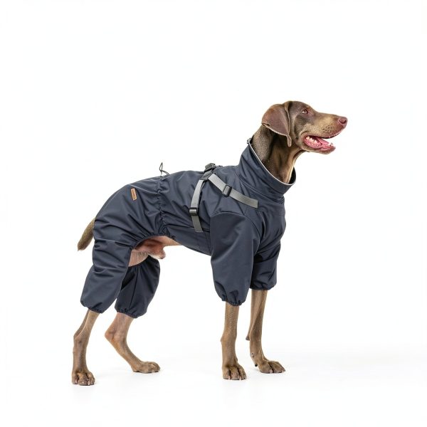 PAWBOSE Waterproof Dog Raincoat Adjustable Reflective Small-2