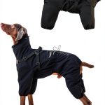 PAWBOSE Waterproof Dog Raincoat Adjustable Reflective Small-0
