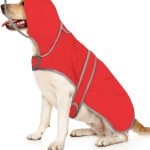 Dog Raincoat HDE Water Resistant Transparent Hood-0