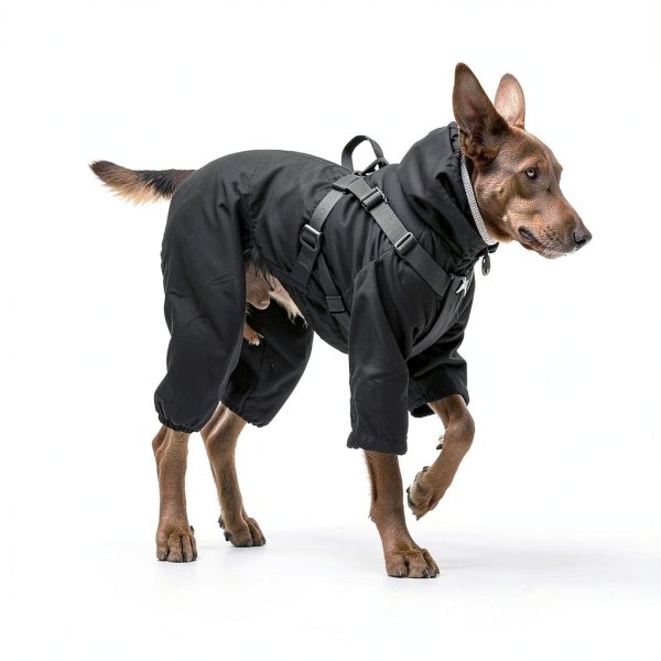 PAWBOSE Waterproof Dog Raincoat Adjustable Reflective Small-5