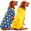HDE Dog Raincoat Reversible Design Waterproof Pet Rain Gear-0