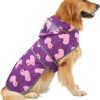 Dog Raincoat HDE Water Resistant Transparent Hood-1