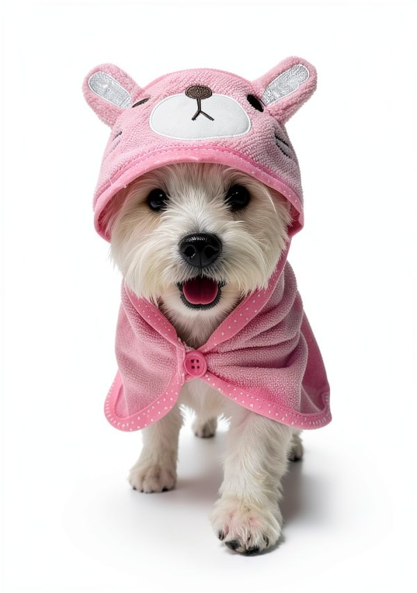IOICYBF Pet Bathrobe Quick Dry Microfiber Dog Towel-3