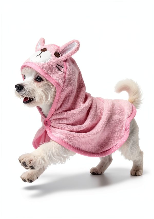IOICYBF Pet Bathrobe Quick Dry Microfiber Dog Towel-4