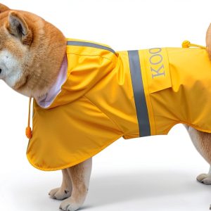 Dog Raincoat Mengdudu Waterproof TPU Polyester-0