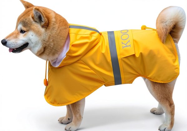 Dog Raincoat Mengdudu Waterproof TPU Polyester-0