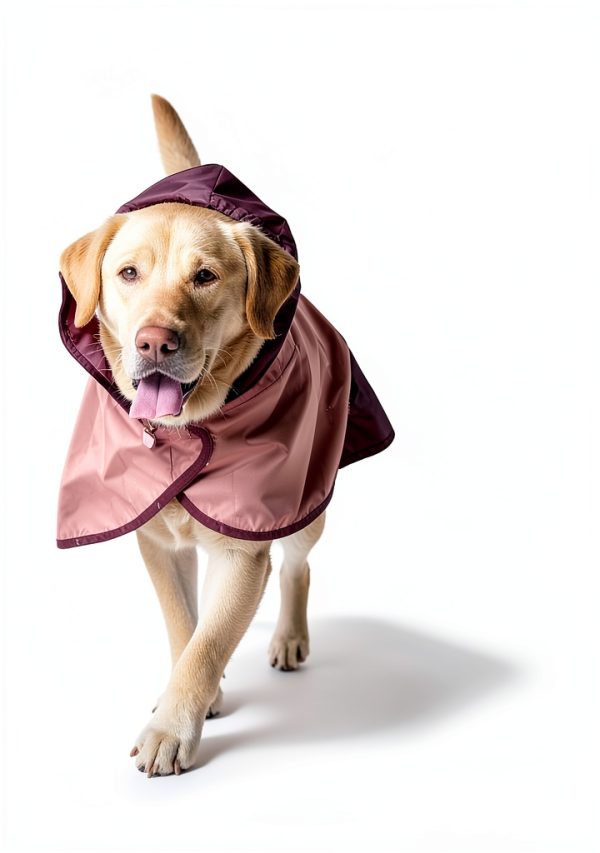 AOKOWN Dog Raincoat Waterproof Hooded Vest-3