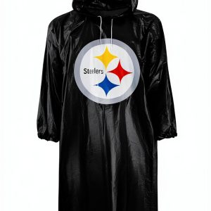 NFL Licensed Waterproof Rain Poncho for Adults-0