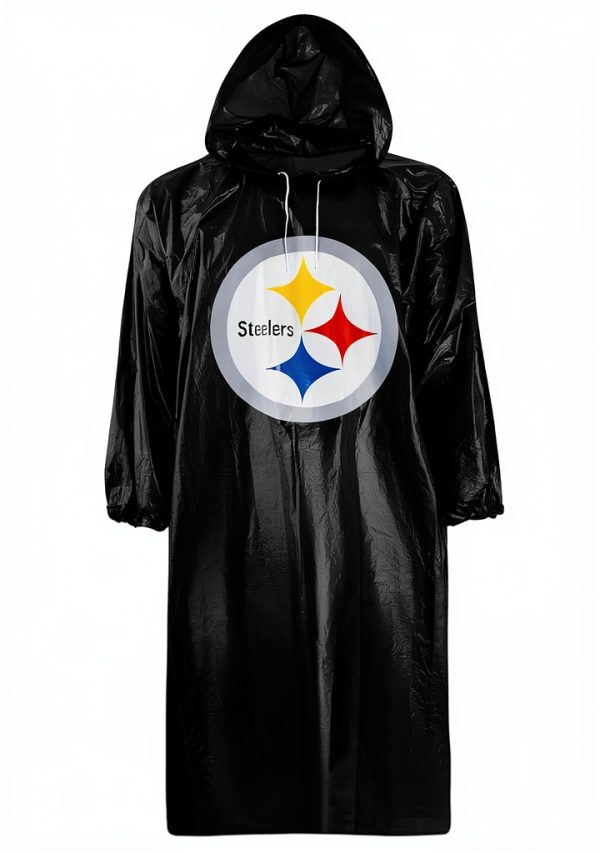 NFL Licensed Waterproof Rain Poncho for Adults-0