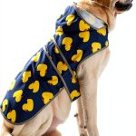 HAPPIERE Dog Raincoat Waterproof Adjustable Hooded Jacket-0