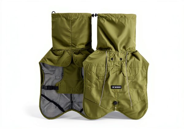 Tuff Pupper Dog Raincoat Waterproof Full‑Body Protection Medium-1