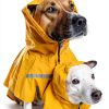 MPT Dog Raincoat Yellow XL Waterproof Reflective Hooded Coat-6