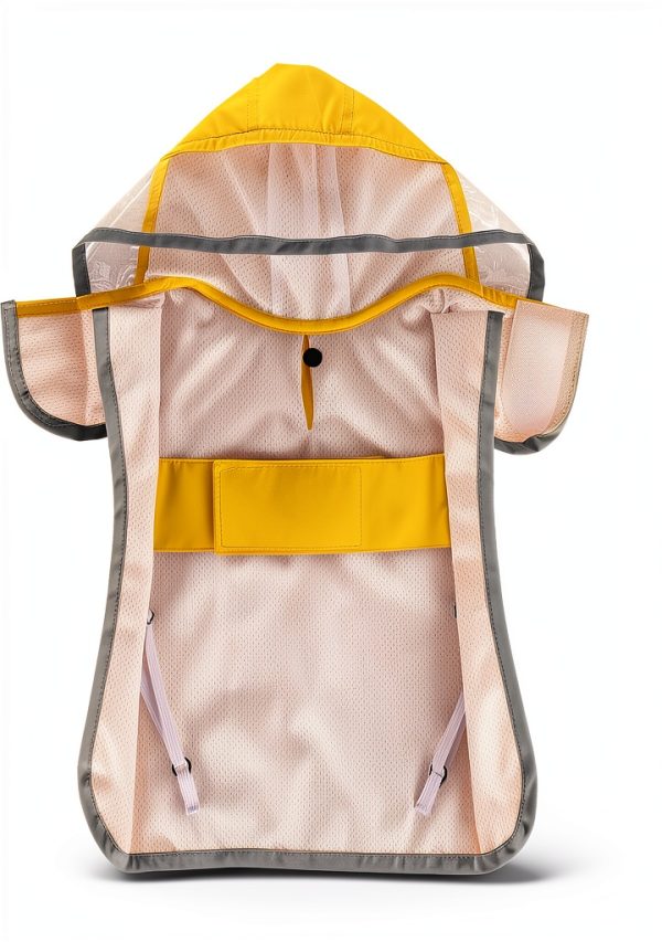 Dog Raincoat SlowTon Waterproof Nylon with Reflective Hood XXXL-3
