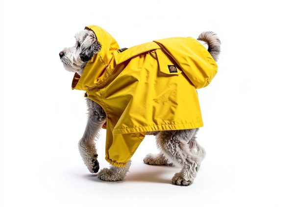Lukovee Dog Raincoat Waterproof Polyester Mesh Hooded Coat XS to-8