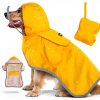 Dog Raincoat SlowTon Waterproof Nylon with Reflective Hood XXXL-0