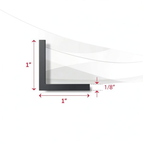 Aluminum Angle 8 FT 2x2x1/4" Randall Manufacturing Premium 6063-T6-1