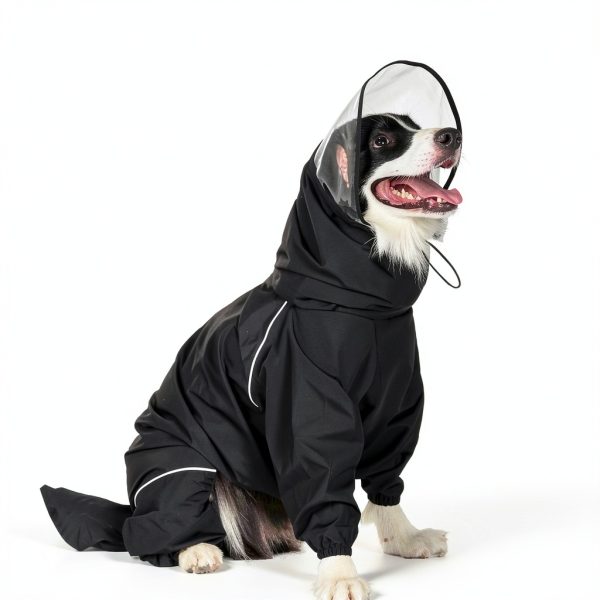 TOBOSS Dog Raincoat Waterproof 360° Weather Defense Rain Suit for Boys-0