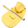 MPT Dog Raincoat Yellow XL Waterproof Reflective Hooded Coat-8