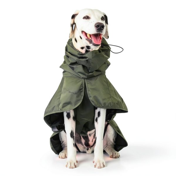 Tuff Pupper Dog Raincoat Waterproof Full‑Body Protection Medium-6