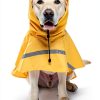 MPT Dog Raincoat Yellow XL Waterproof Reflective Hooded Coat-3