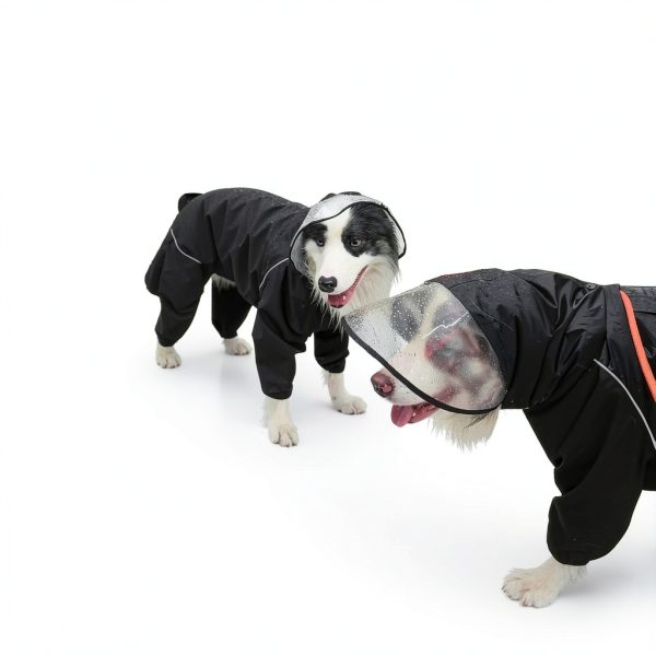 TOBOSS Dog Raincoat Waterproof 360° Weather Defense Rain Suit for Boys-2
